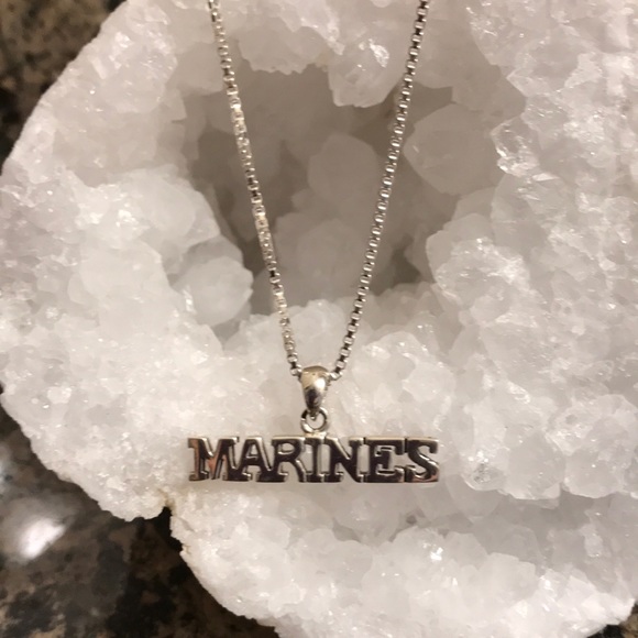 Jewelry - STERLING SILVER MARINE PENDANT NIB